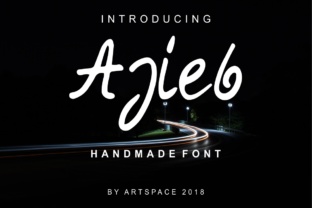 Ajieb: A Script Font That Breathes Life Into Your Creations