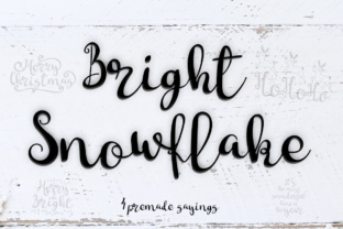 Bright Snowflakes: A Font That Elevates Branding
