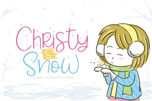 Christy Snow: A Playful Script Font for Campaign Creativity