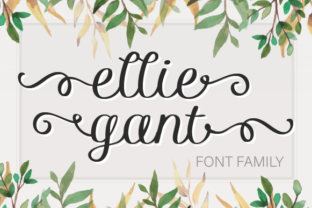 Ellie Gant Family: A Script Font That Speaks to Every Craft Project