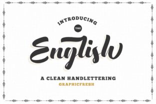 English: A Versatile Script Font for Editorial Design