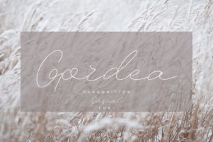 Gordea: A Modern Script Font for Web Design
