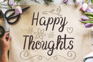 Happy Thoughts: A Font That Adds Magic to Every Project