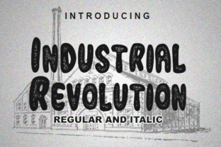 Industrial Revolution Font: A Timeless Script for Crafters and Designers