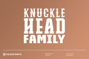 Knuckle Head: A Script Font That Elevates Digital Design