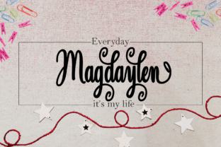 Magdaylen: A Handwritten Font for Editorial Elegance