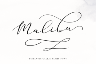 Malibu: A Script Font That Elevates Editorial Design