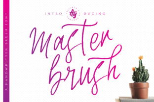 Master Brush: A Versatile Script Font for Digital Design