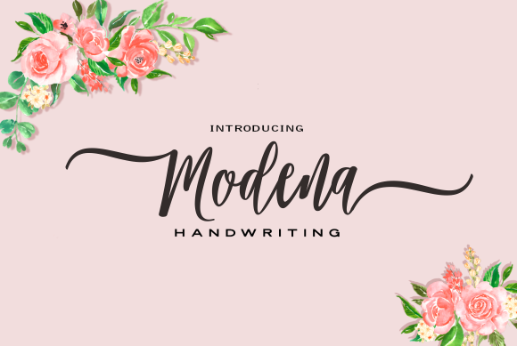 Modena: A Script Font for Dynamic Web Design