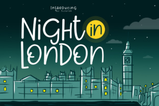 Night in London Font: A Playful Script for Crafters and Designers