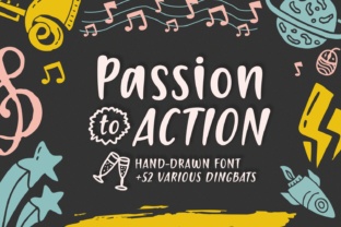 Passion to Action: A Font for Editorial Expression