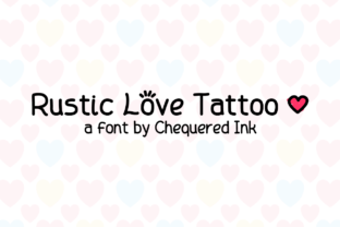 Rustic Love Tattoo: A Font for Heartfelt Web Design