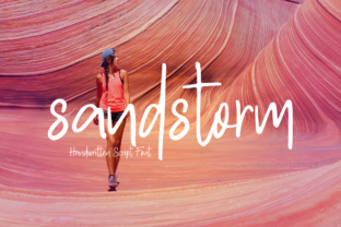 Sandstrom: A Script Font for Crafters and Designers