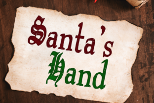 Santa s Hand: A Font for Festive Campaigns