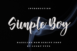 Simple Boy: A Script Font for Modern Editorial Design