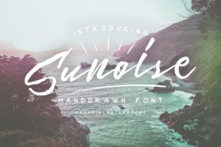 Sunoise: A Modern Script Font for Digital Design