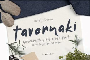 Tavernaki: A Handwritten Font That Breathes Personality Into Branding