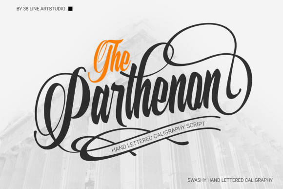 The Parthenon: A Script Font That Elevates Brand Identity