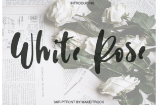 White Rose: A Handmade Script Font for Bold Branding